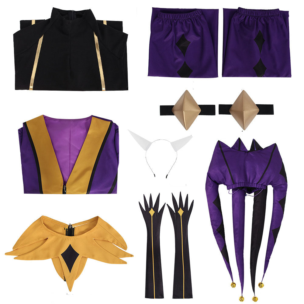 The Freak Circus Clown Kostüm SET TFC Joker Cosplay Outfit