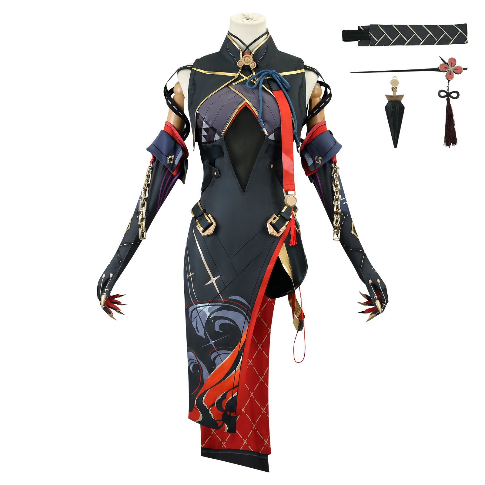 Wuthering Waves Yinlin Kostüm Set Cosplay Outfits
