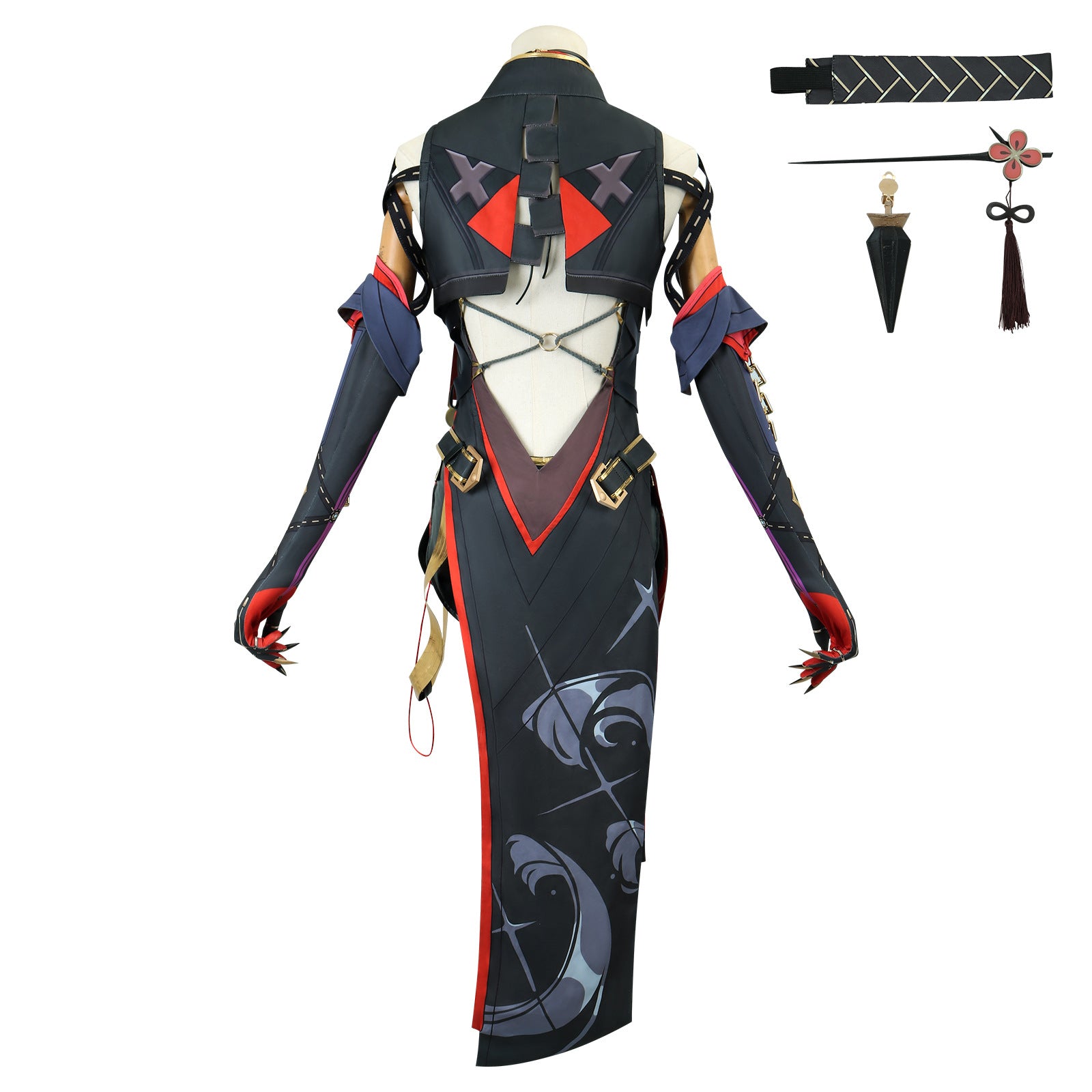 Wuthering Waves Yinlin Kostüm Set Cosplay Outfits
