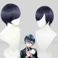 Black Butler Kuroshitsuji Ciel Phantomhive Cosplay Kurzfristig Perücke