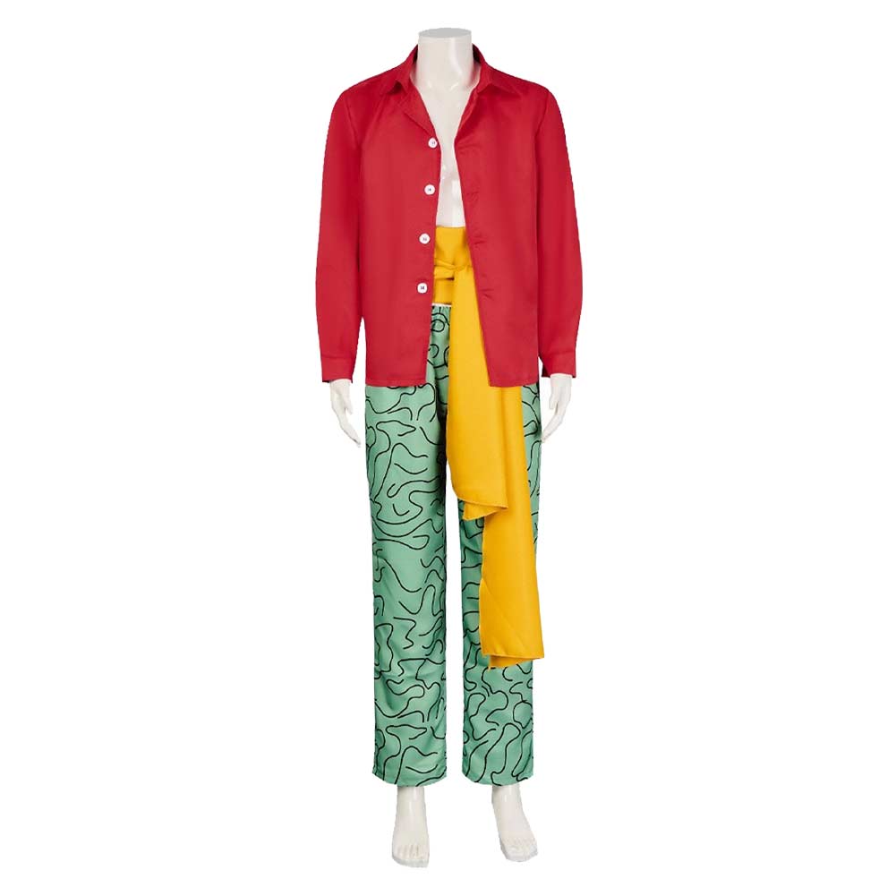 One Piece Kapitän Marshall·D·Teach Kostüm SET Cosplay Halloween Karneval Outfits