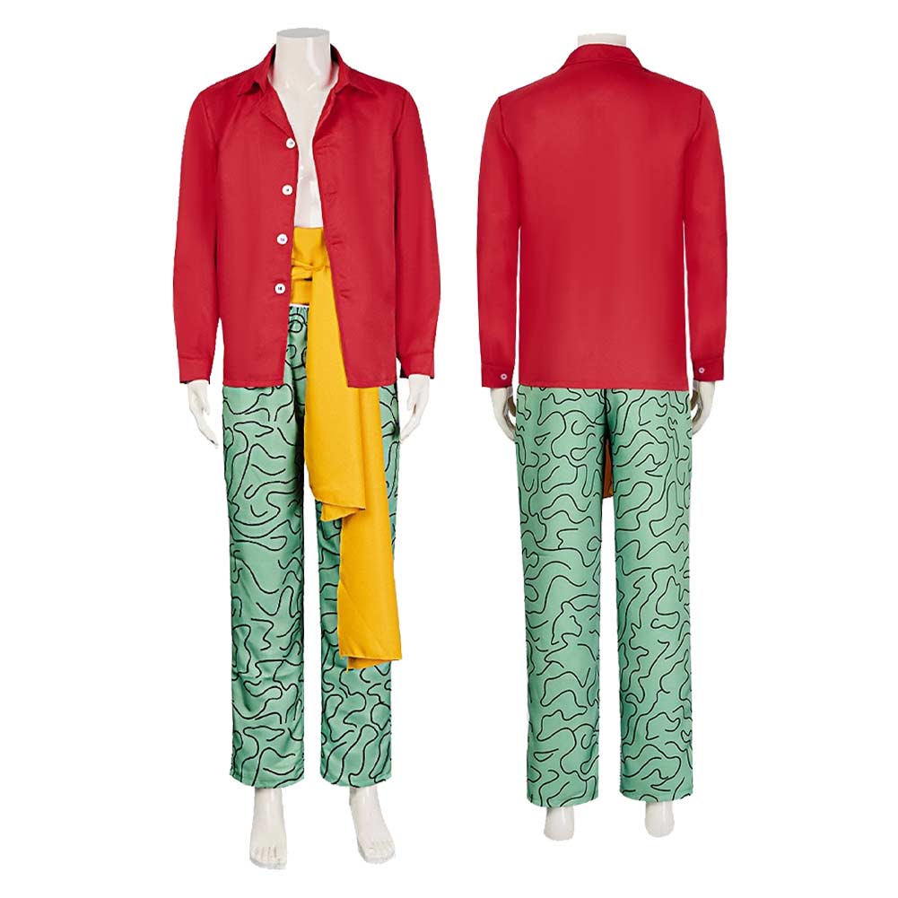 One Piece Kapitän Marshall·D·Teach Kostüm SET Cosplay Halloween Karneval Outfits