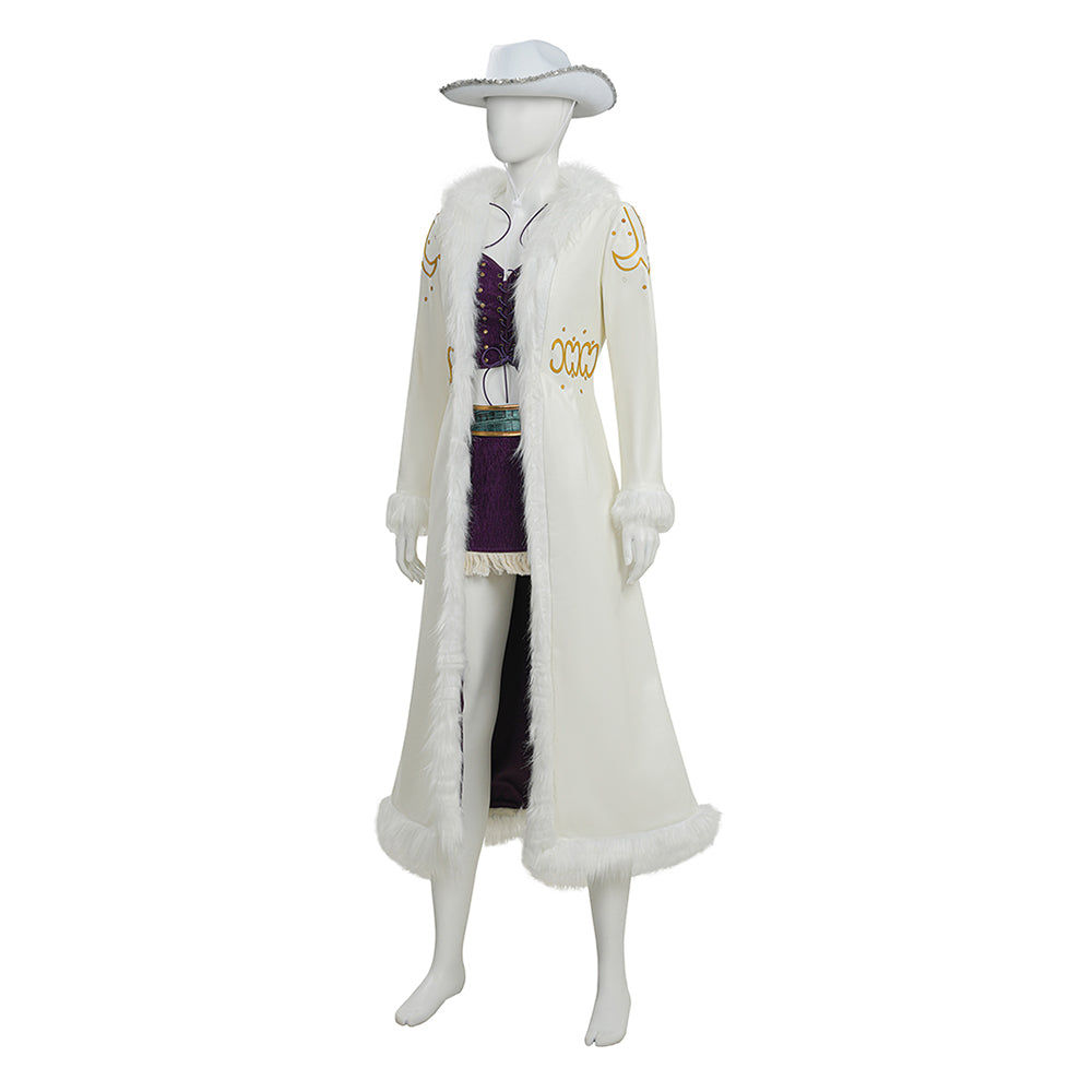 One Piece Nico Robin Kostüm Set Cosplay Kostüm Halloween Karneval Outfits