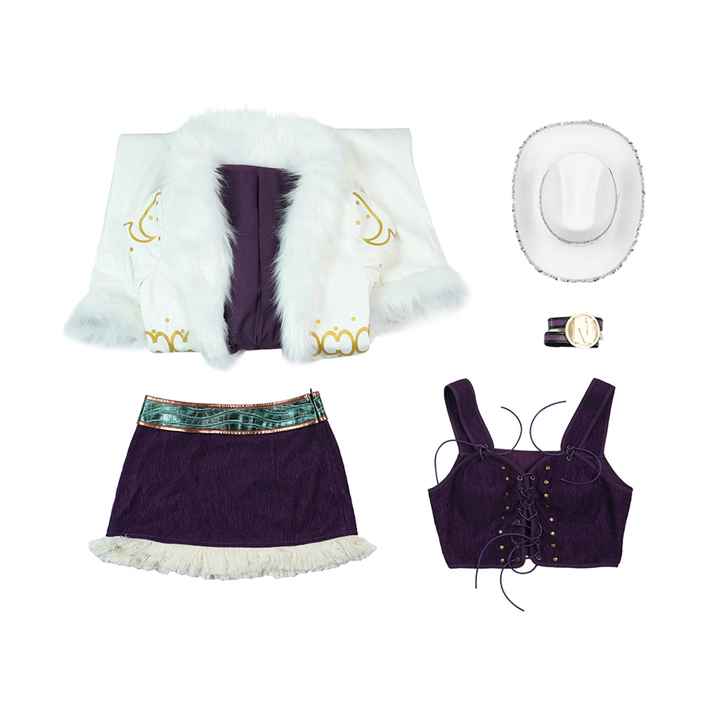 One Piece Nico Robin Kostüm Set Cosplay Kostüm Halloween Karneval Outfits