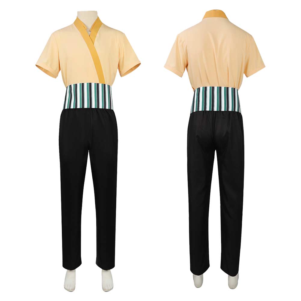 One Piece Roronoa Zoro Cosplay Kostüm Set Halloween Karneval Outfits