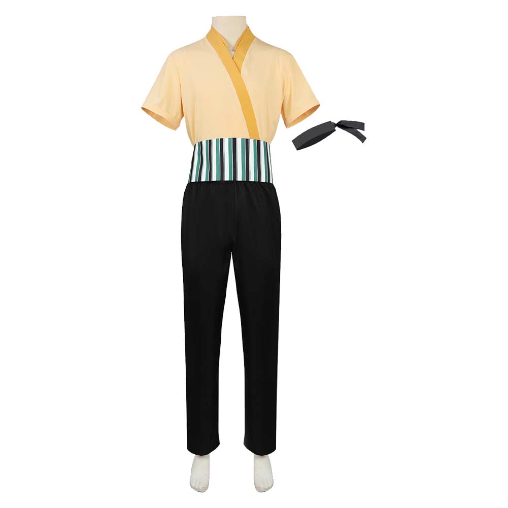 One Piece Roronoa Zoro Cosplay Kostüm Set Halloween Karneval Outfits