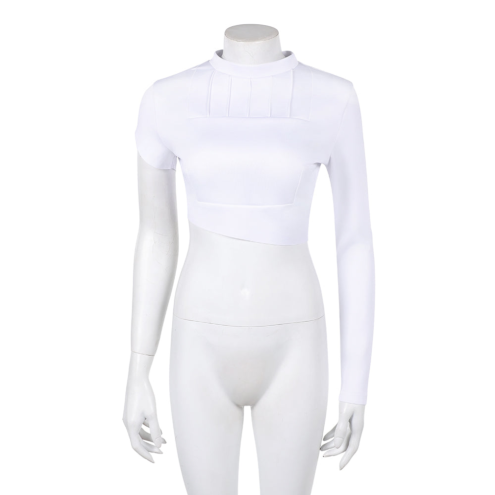 Padme Amidala weiß Oberteil Shirt Krieg der Sterne Padme Cosplay Outfit
