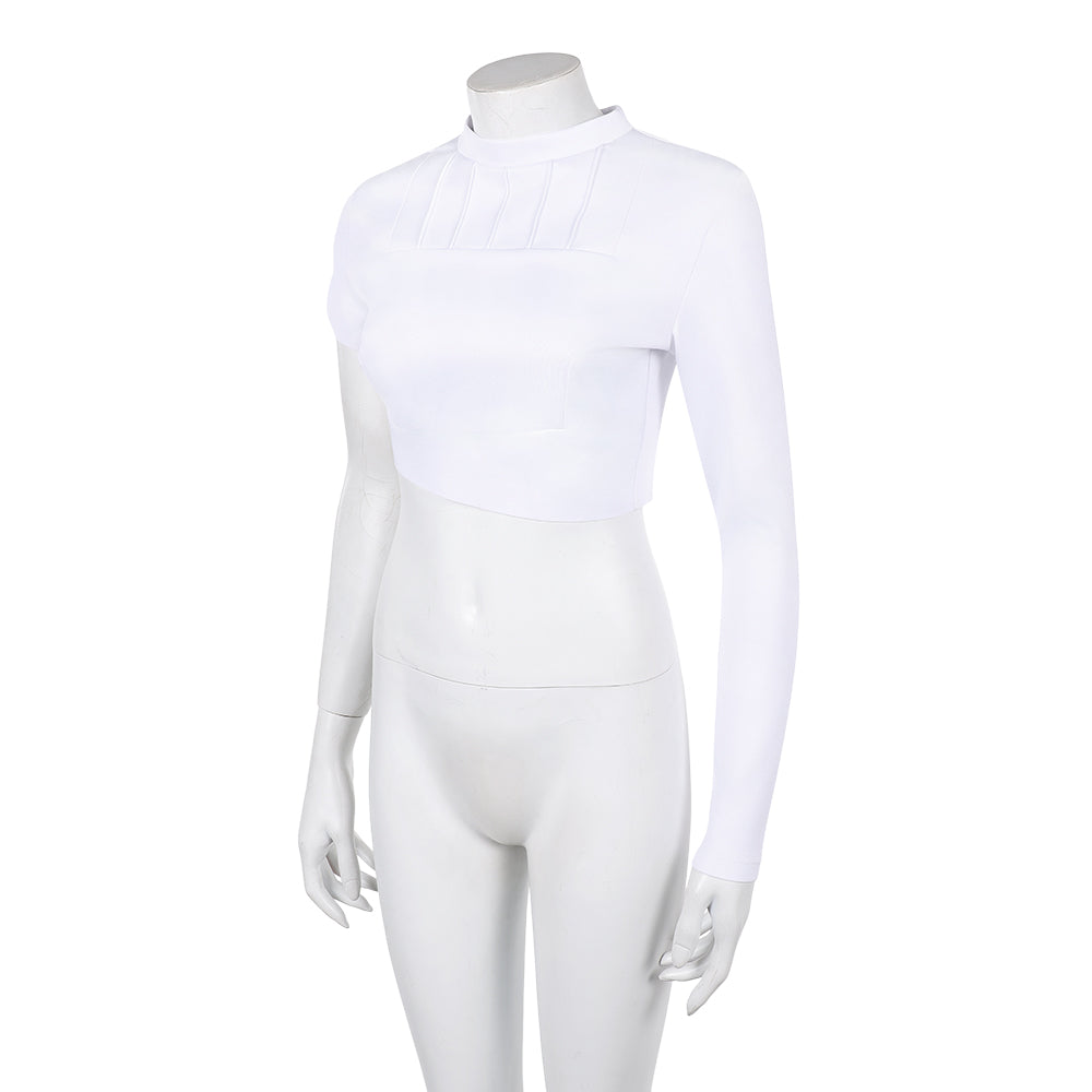 Padme Amidala weiß Oberteil Shirt Krieg der Sterne Padme Cosplay Outfit