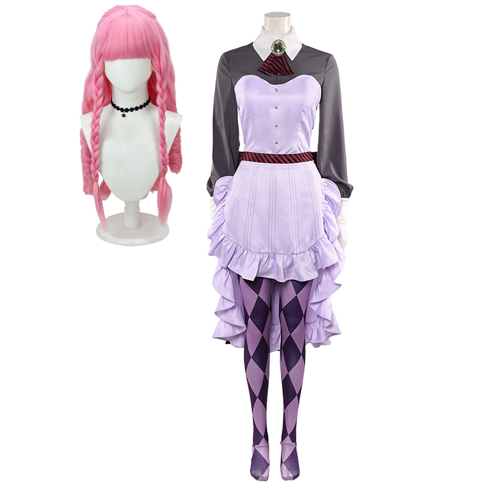 Perona lila Outfit One Piece Heroines Perone Cosplay Kostüm