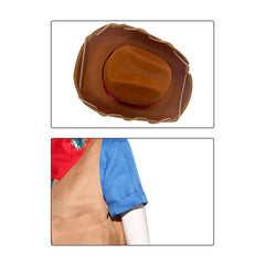 Princess Peach: Showtime! Prinzessin Peach Cowgirl Peach Kostüm Cosplay Outfits