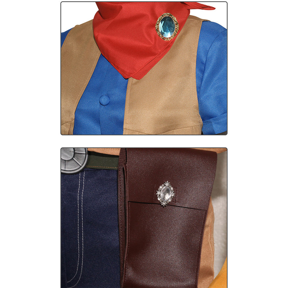 Princess Peach: Showtime! Prinzessin Peach Cowgirl Peach Kostüm Cosplay Outfits