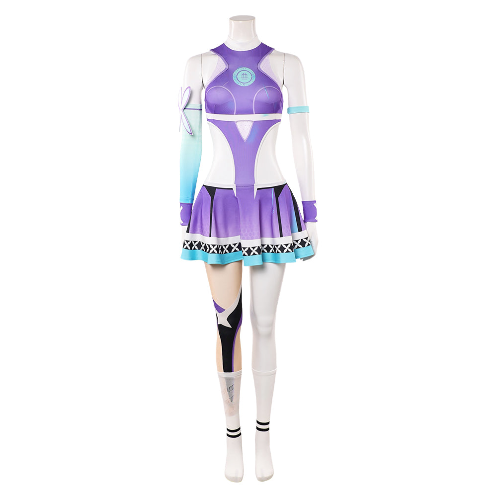 Psylocke lila Outfit MV-Rivals Psylocke Cosplay Kostüm