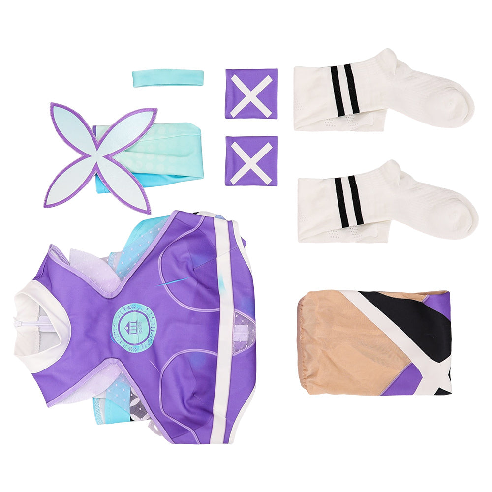 Psylocke lila Outfit MV-Rivals Psylocke Cosplay Kostüm
