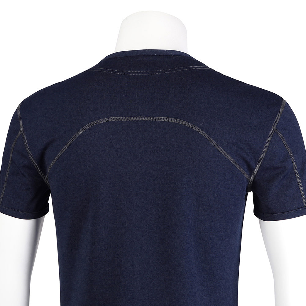 Resident Evil Leon blau Shirt Leon S.Kennedy Cosplay Outfit