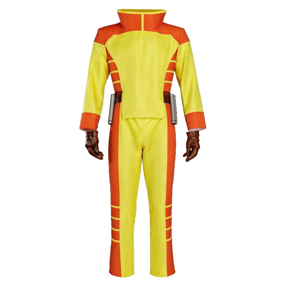 Rex Splode gelb Jumpsuit Invincible Rex Sloan Cosplay Outfits ...