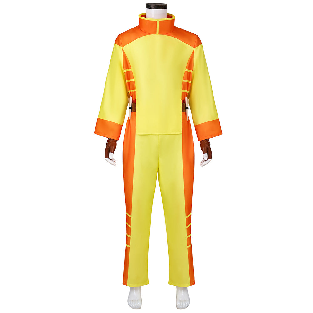 Rex Splode gelb Jumpsuit Invincible Rex Sloan Cosplay Outfits