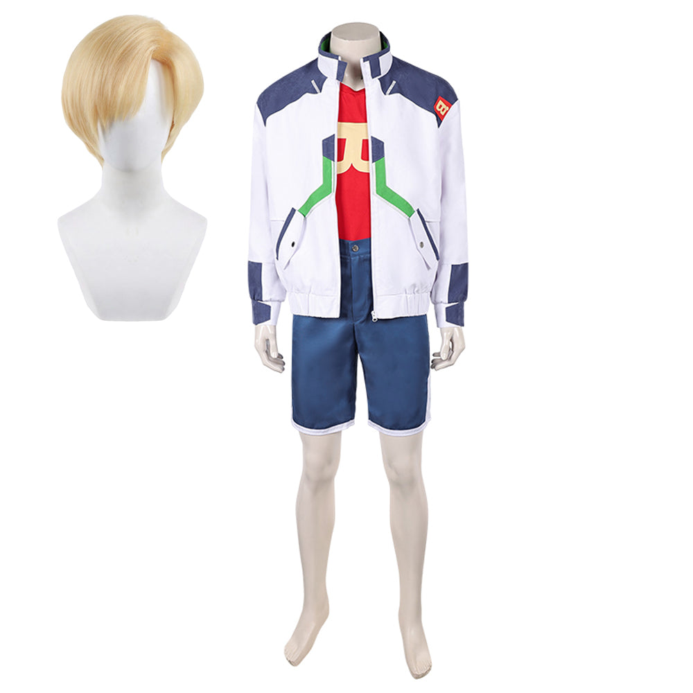 Roman Carax Kostüm Set Cyberpunk: Edgerunners Roman Cosplay Outfit