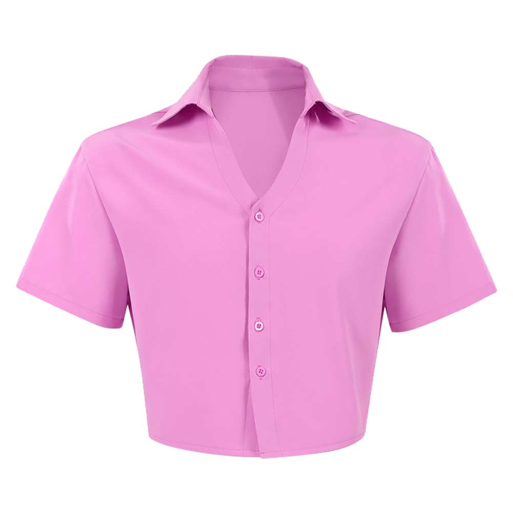 Romance Saja rosa Shirt Kpop Demon Hunters Saja Boys Romance Outfits