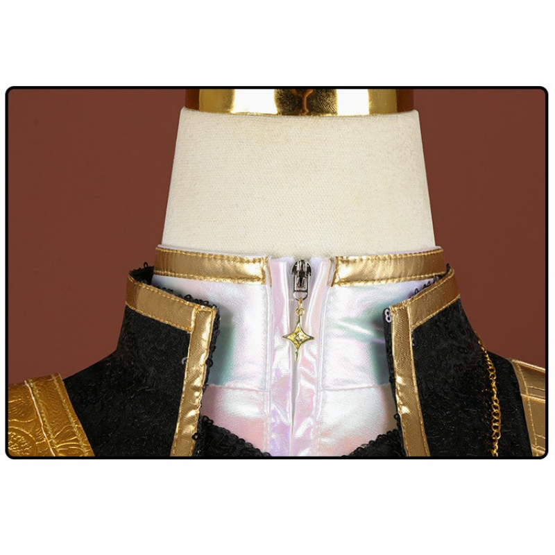 Rumi Golden Kostüm KPop Demon Hunters Girls Group HUNTR/X Rumi Cosplay Outfits