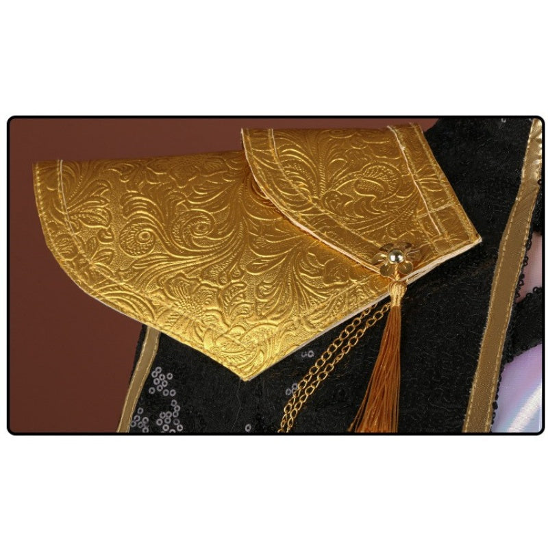 Rumi Golden Kostüm KPop Demon Hunters Girls Group HUNTR/X Rumi Cosplay Outfits