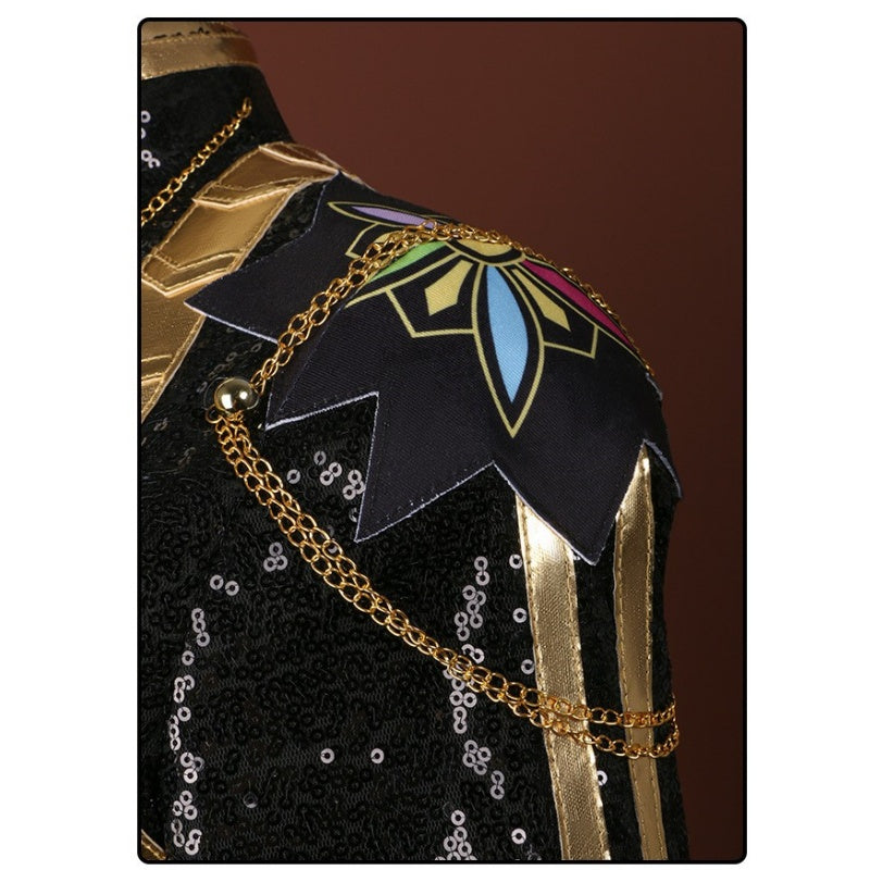 Rumi Golden Kostüm KPop Demon Hunters Girls Group HUNTR/X Rumi Cosplay Outfits