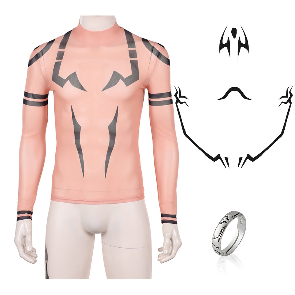 Ryomen Sukuna Shirt Jujutsu Kaisen Ryomen Cosplay Outfit
