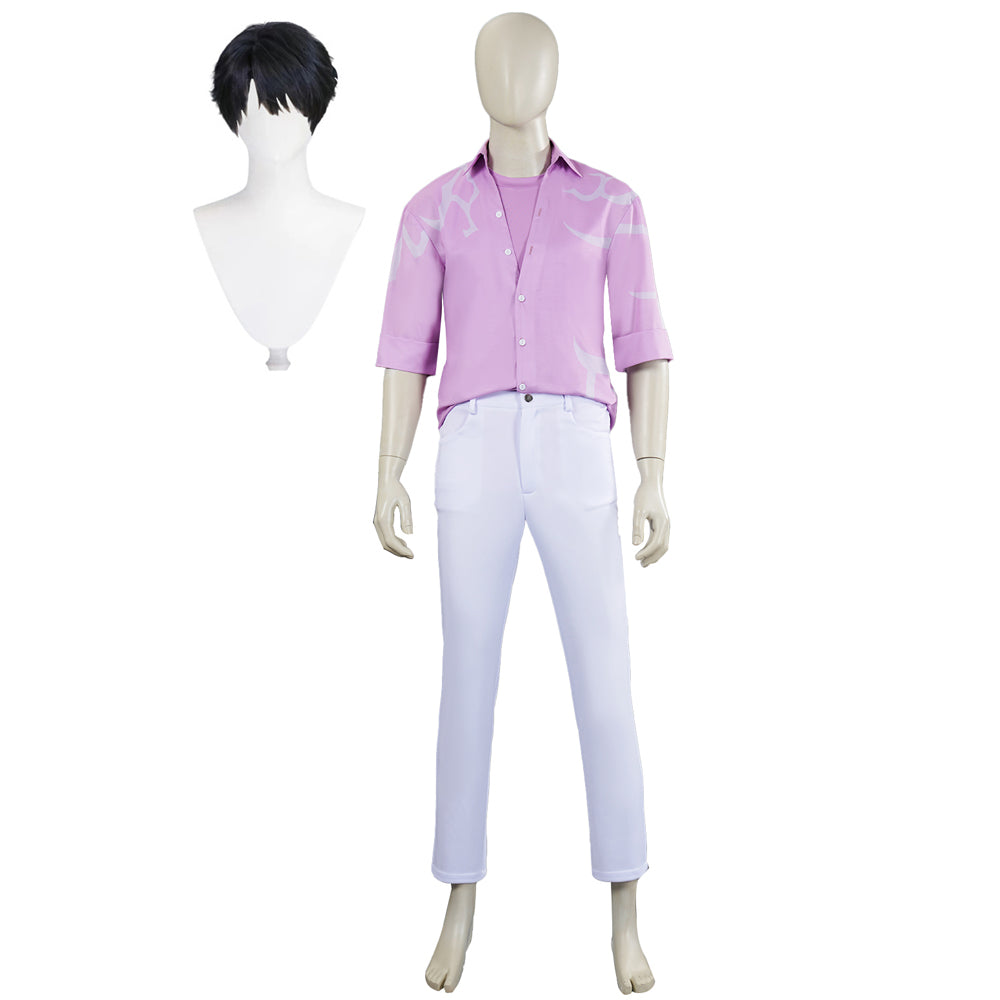 Saja Boys Jinu Saja rosa Outfits K-Pop: Demon Hunters Jinu Cosplay Kostüm