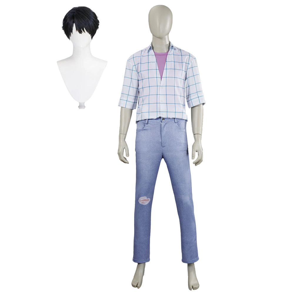 Dämon Jinu weiß Outfits Dämon Jinu Erwachsene  Cosplay Kostüm