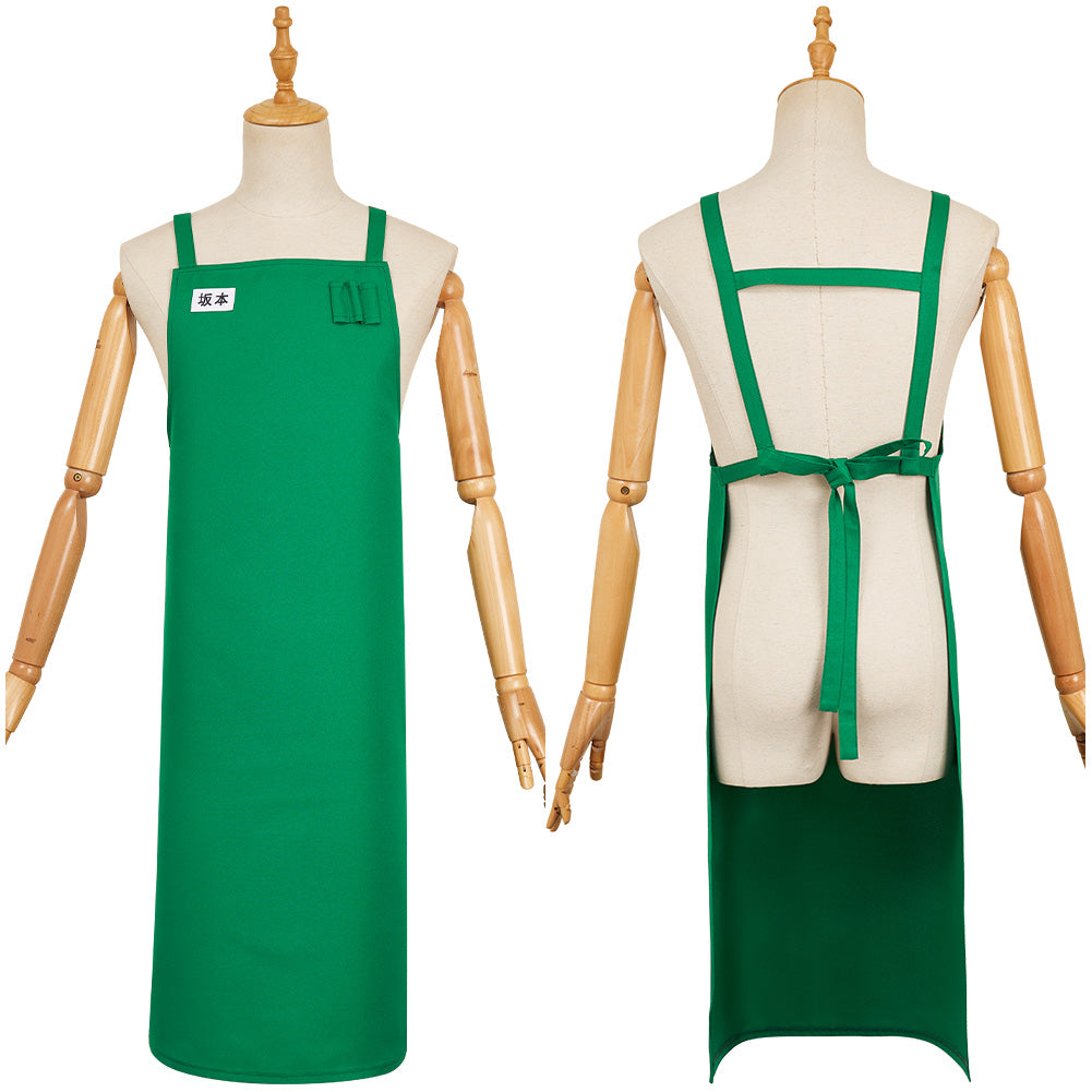 Sakamoto Days Store Unifrom grün Schürze Cosplay Outfits
