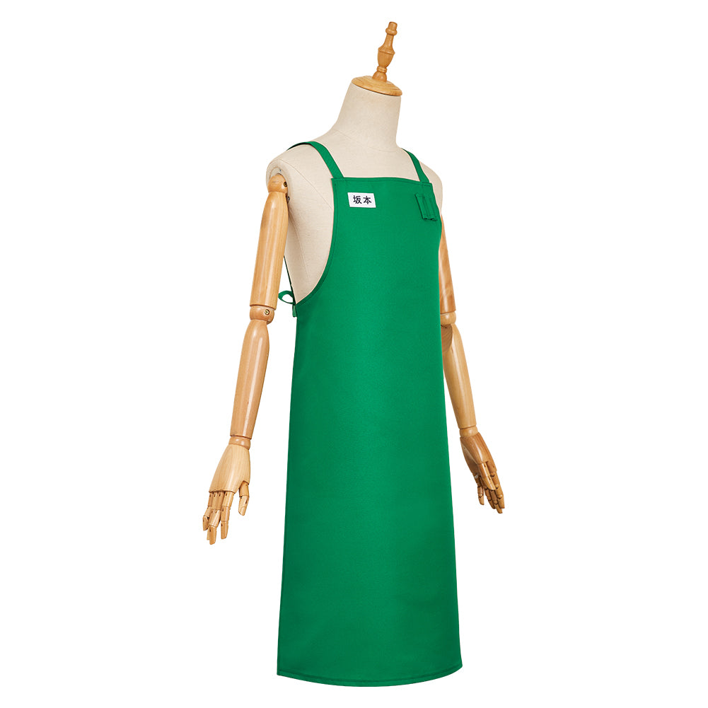 Sakamoto Days Store Unifrom grün Schürze Cosplay Outfits