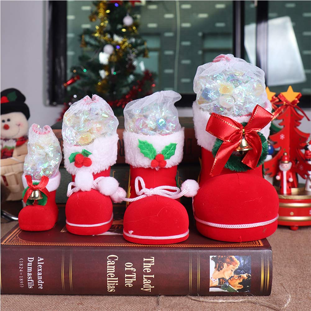 Santa Frohe Weihnachten Weihnachtssocken Weihnachtsdeko