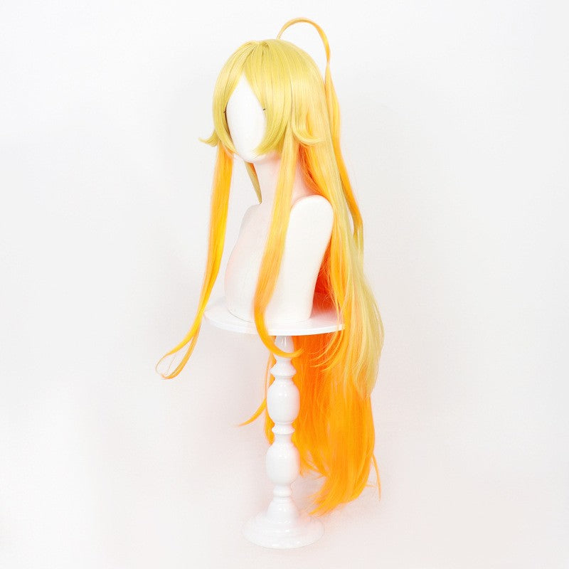 Sentenced to Be a Hero Xylo Teoritta Perücke Cosplay Perücke gelb