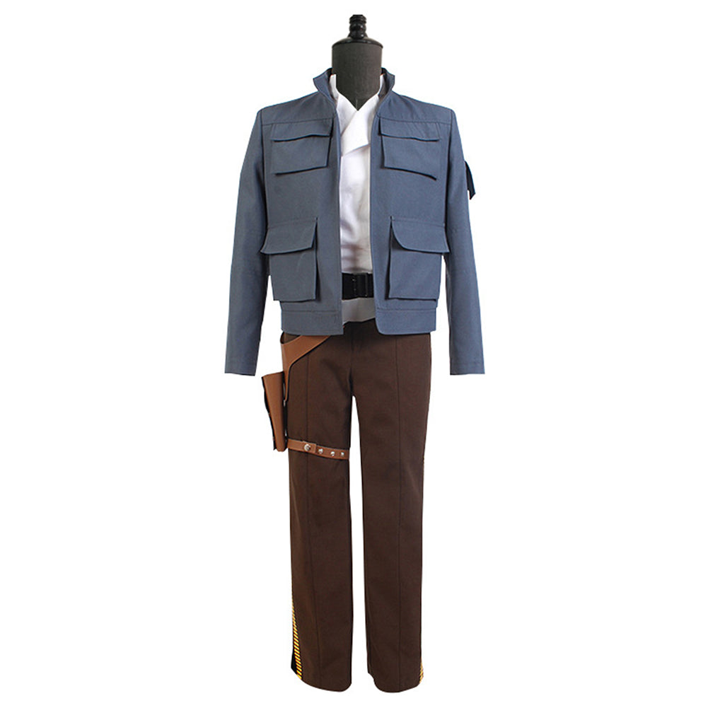 Solo: A Star Wars Story Han Solo Pilot Han Solo blau Kostüm Cosplay Outfit