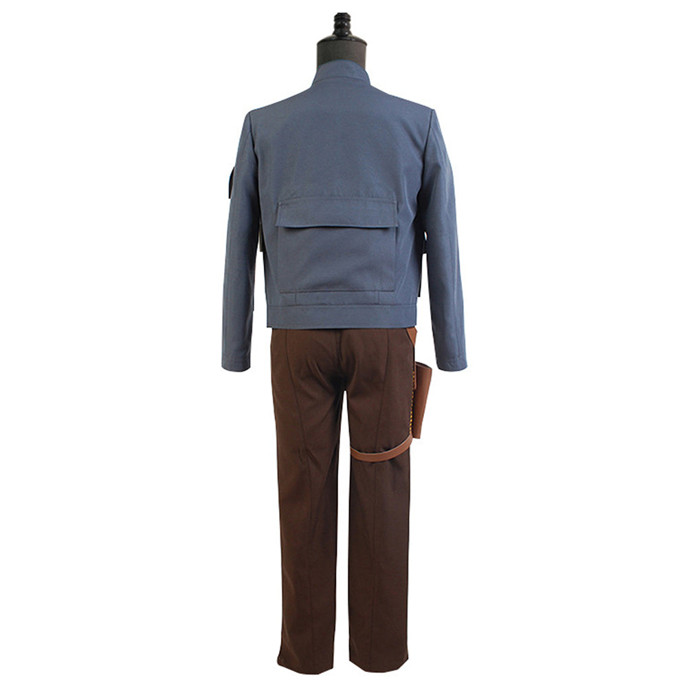 Solo: A Star Wars Story Han Solo Pilot Han Solo blau Kostüm Cosplay Outfit