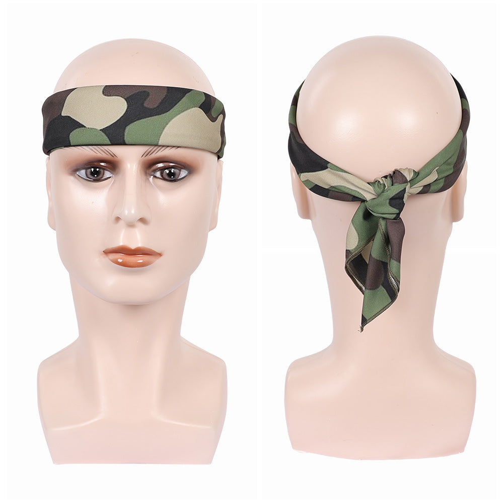 Stranger Things Lucas Sinclair Camo Headband Cosplay Requisite