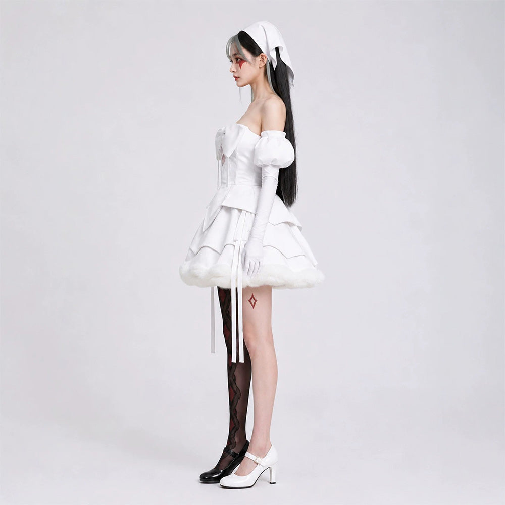 Sua weiß Kleid ALIEN STAGE Sua Cosplay Outfit