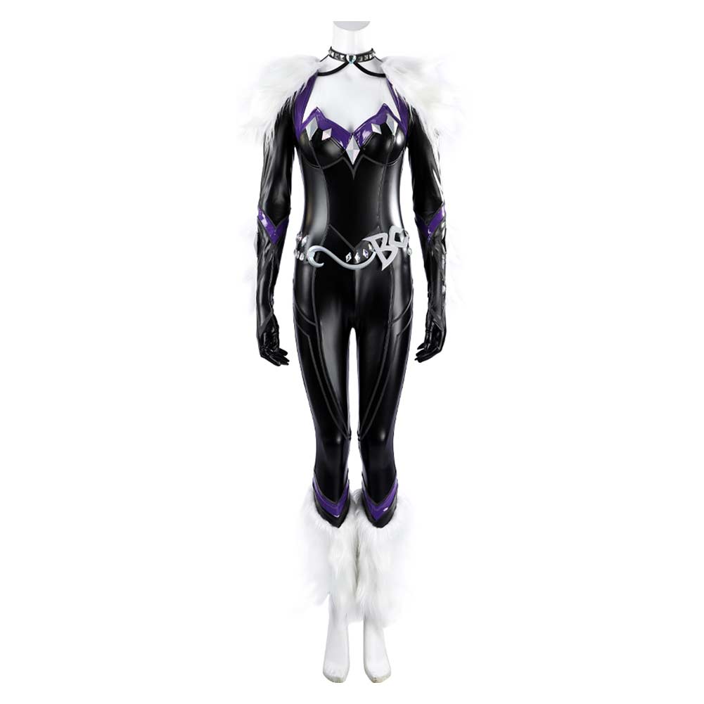 Superheldin Black Cat Kostüm M-Rival Felicia Sara Hard Cosplay Outfits
