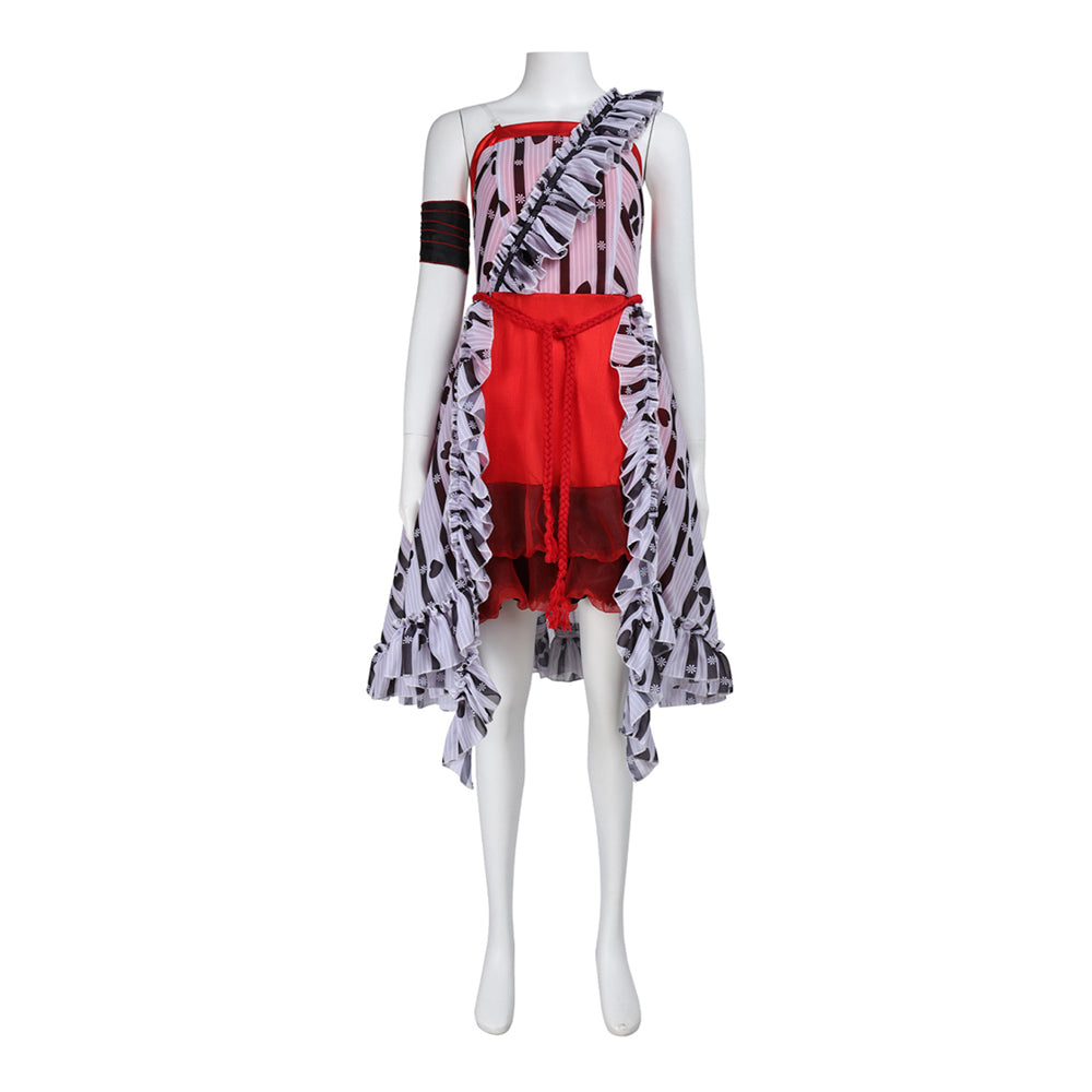 Tim Burton Alice In Wonderland Alice Rot Kleid Cosplay Kostüm