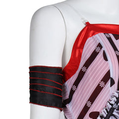 Tim Burton Alice In Wonderland Alice Rot Kleid Cosplay Kostüm