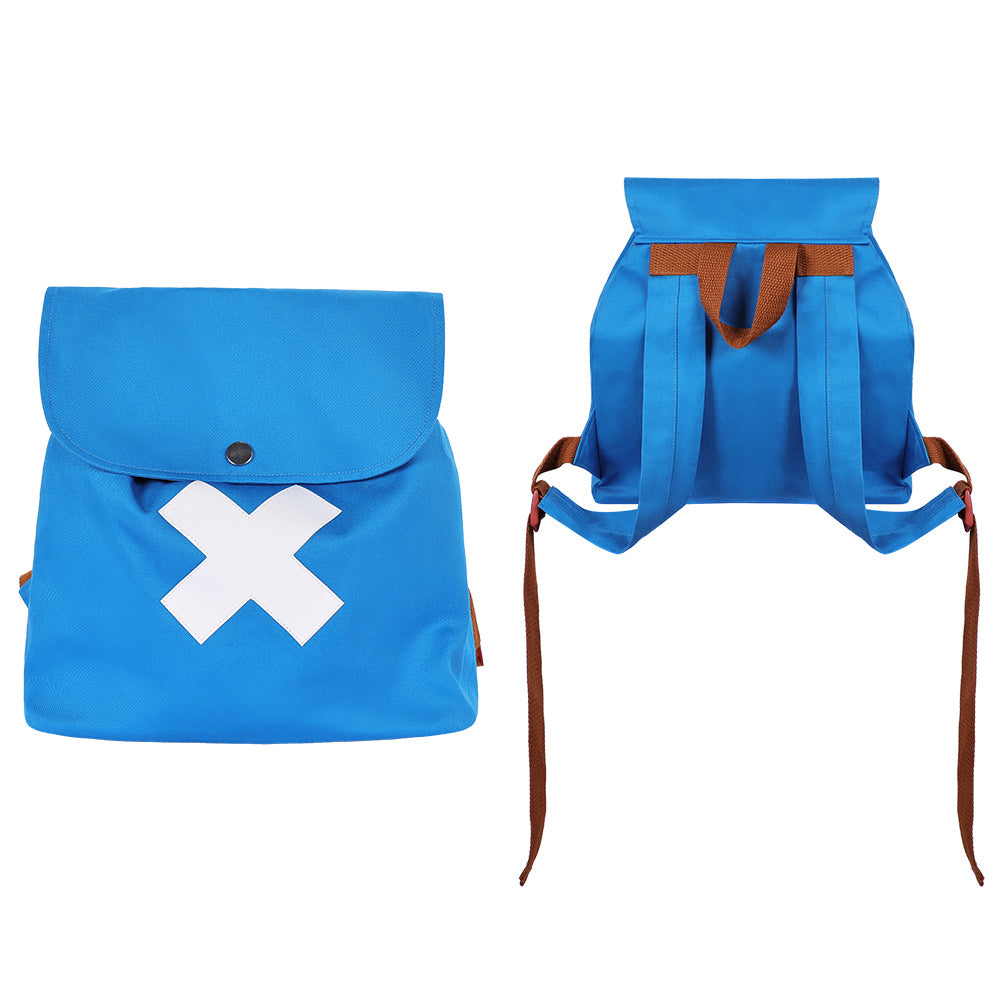 Tony Tony Chopper Rucksack One Piece Tony blau Schultasche auch für Alltag
