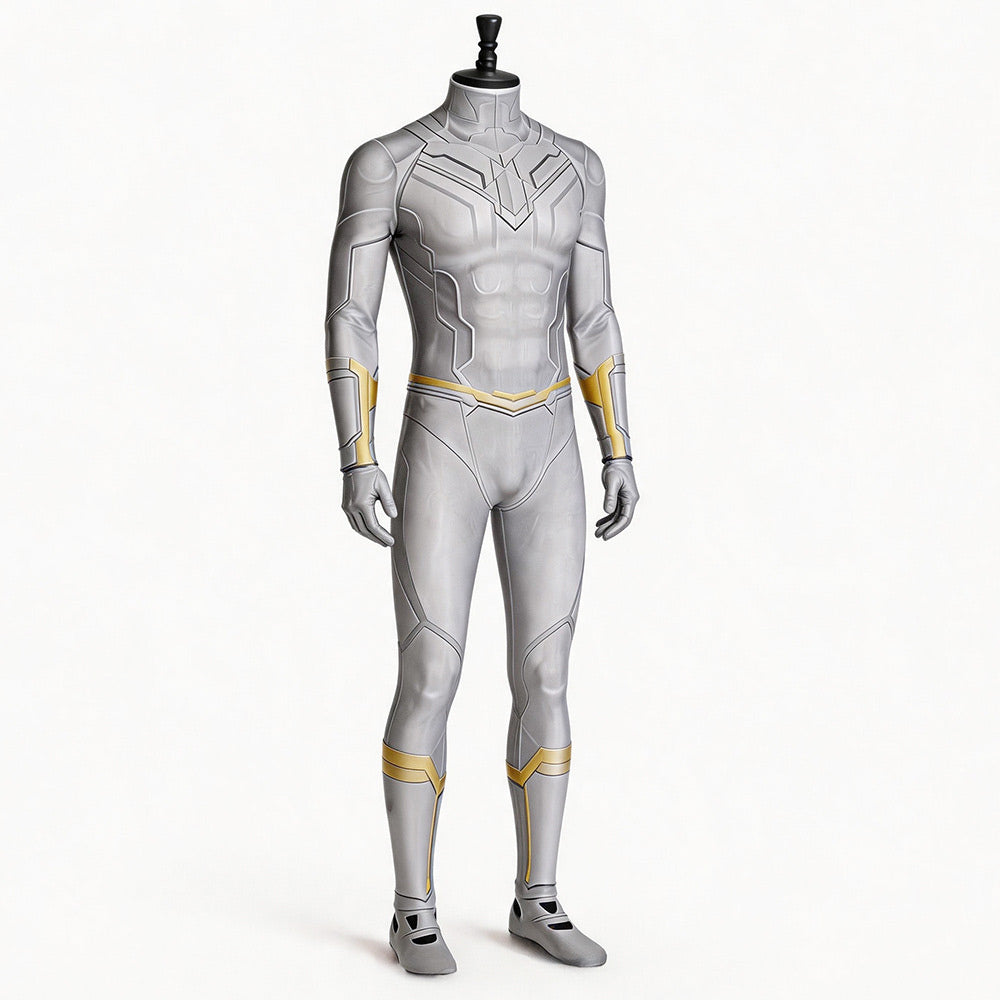 WandaVision - White Vision Jumpsuit mit Umhang Cosplay Kostüm