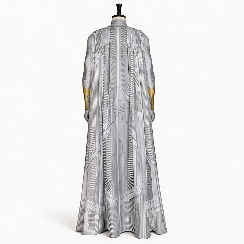 WandaVision - White Vision Jumpsuit mit Umhang Cosplay Kostüm