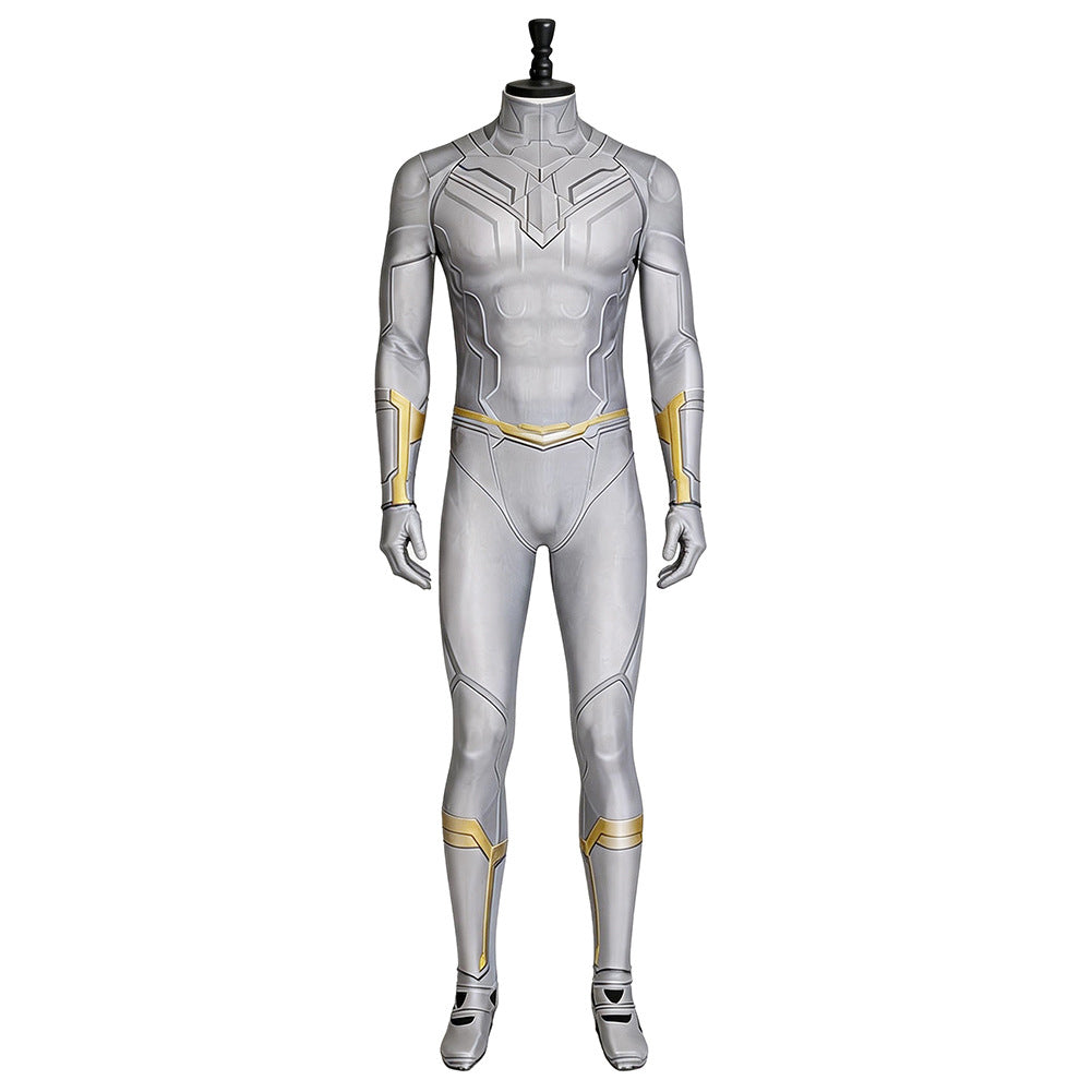 WandaVision - White Vision Jumpsuit mit Umhang Cosplay Kostüm