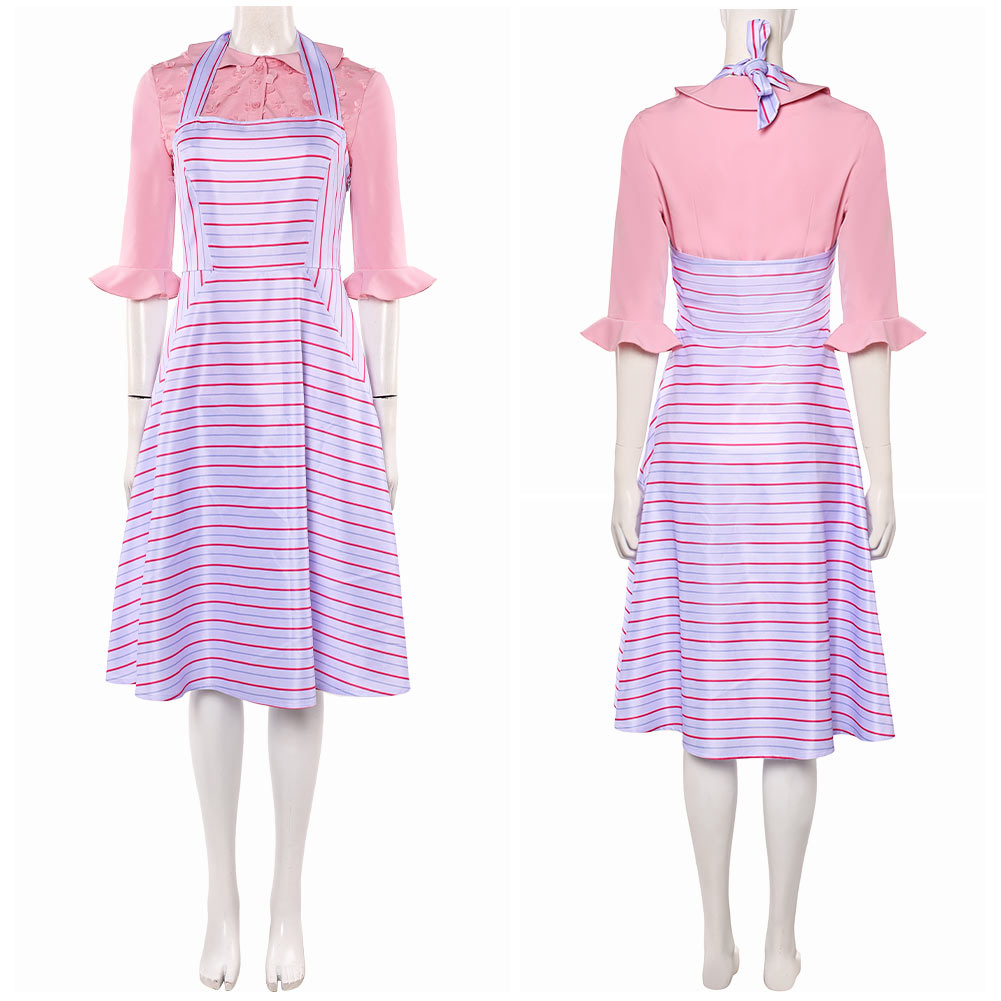 Wicked Glinda rosa Kleid Dienstmädchen Cosplay Kostüm Outfits