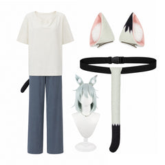 Yaniko Sato Kostüm Set Chainsmoker Cat Yaniko Satō Cosplay Outfit