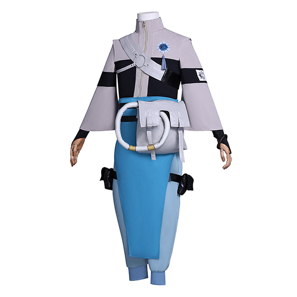 Zanka Nijiku Kostüm Gachiakuta Zanka grau Cosplay Outfit