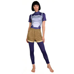 Zoe Thompson blau Kostüm Set Invincible Tech Jacket Cosplay Outfit