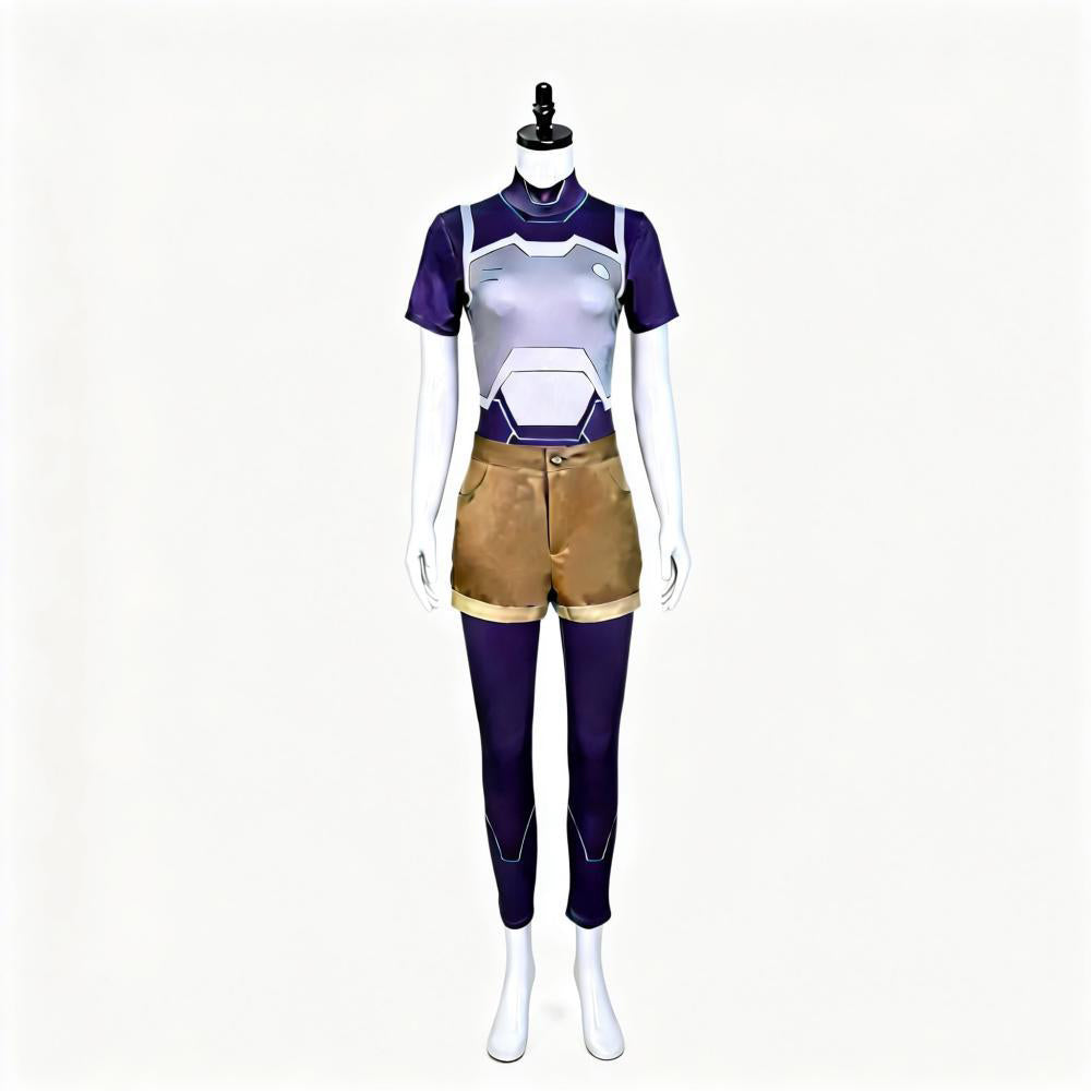 Zoe Thompson blau Kostüm Set Invincible Tech Jacket Cosplay Outfit