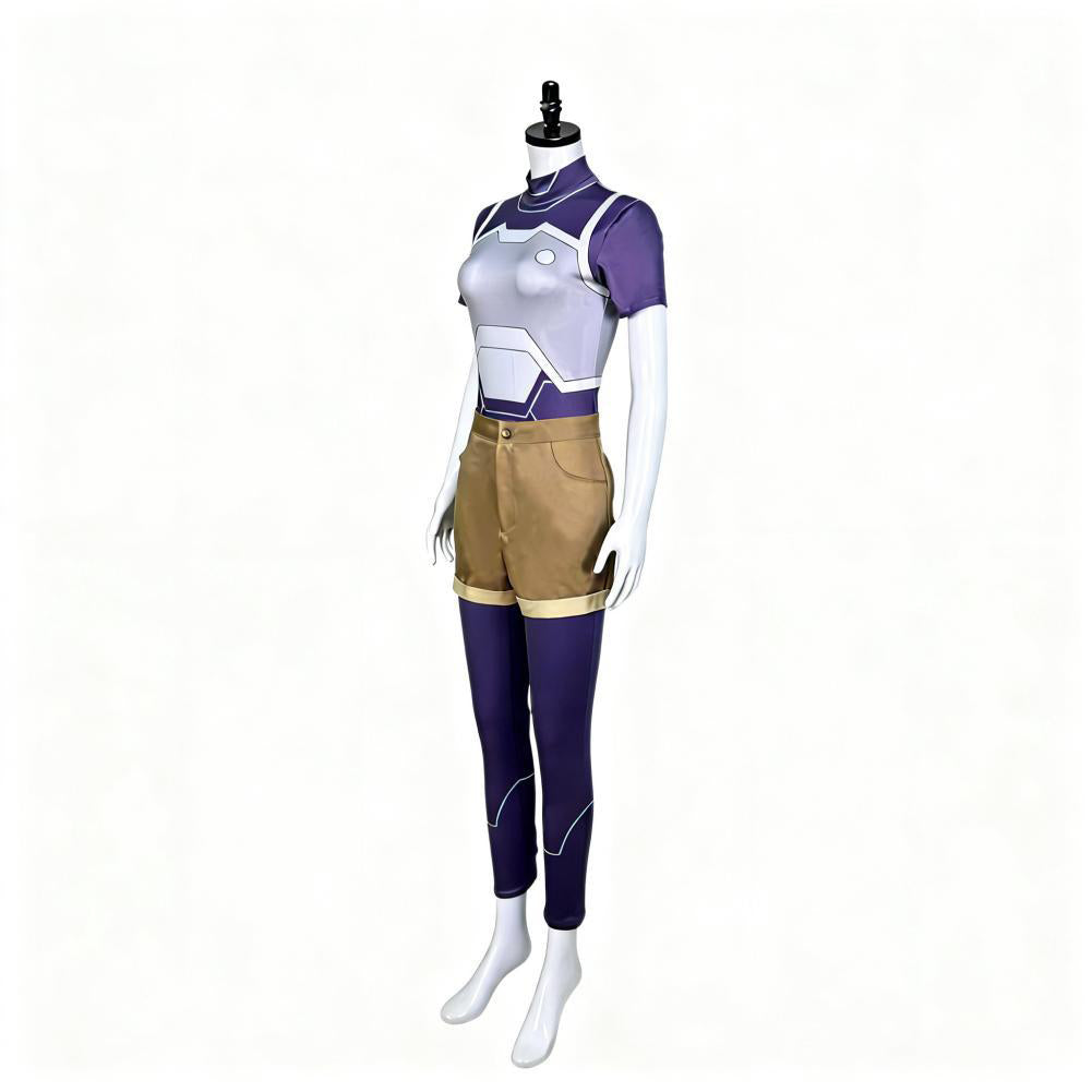 Zoe Thompson blau Kostüm Set Invincible Tech Jacket Cosplay Outfit