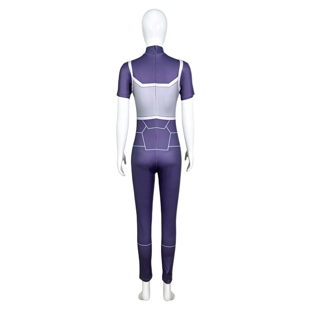 Zoe Thompson blau Kostüm Set Invincible Tech Jacket Cosplay Outfit